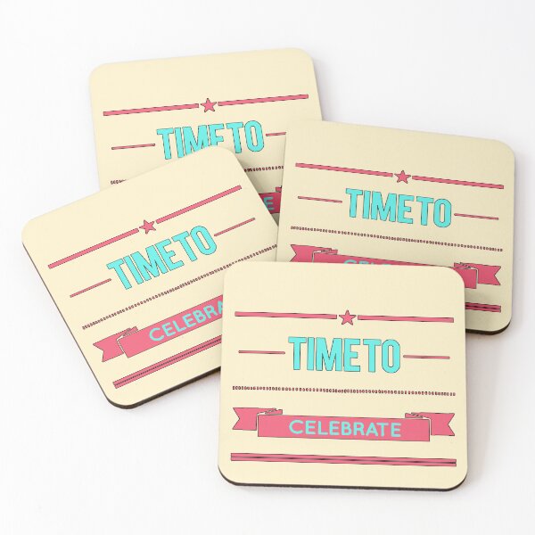 Item preview, Time to Celebrate Festive Phrase Cheerful Design for Parties and Birthdays Original Gift designed and sold by AstronautMerch.