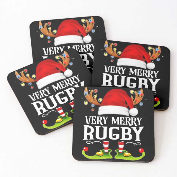Item preview, Very Merry Rugby Funny Christmas  designed and sold by GabrieSketcham.