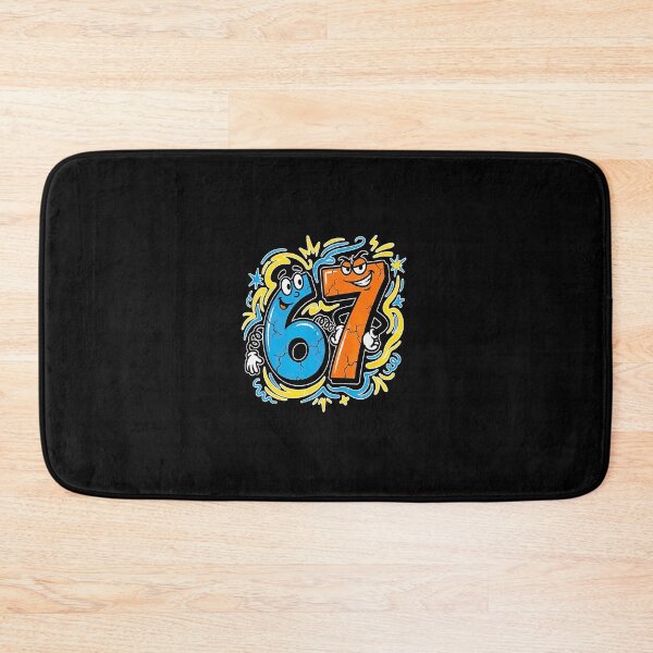 Item preview, Funny 67 Cartoon Number Gen Alpha Style designed and sold by gladysenglish.