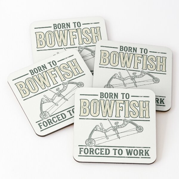 Item preview, Born to Bowfish Forced to Work | Funny Bowfishing designed and sold by Dusklin.