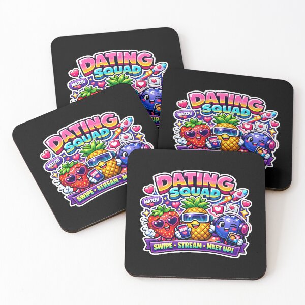 Item preview, Dating Squad Swipe Meet Up Retro Vibe designed and sold by SplashTastic.