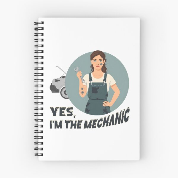 Item preview, Yes, I’m The Mechanic – Funny Female Mechanic Empowerment Design designed and sold by TestudoDesign.