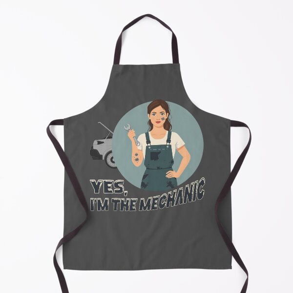 Item preview, Yes, I’m The Mechanic – Funny Female Mechanic Empowerment Design designed and sold by TestudoDesign.