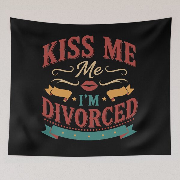 Item preview, Divorce Kiss Me Im Divorced Newly Divorced designed and sold by LuminOrb.