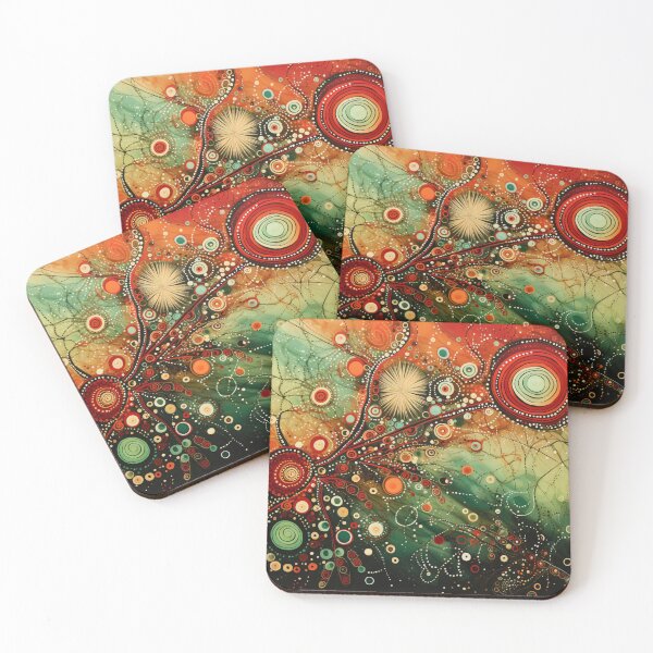 Item preview, Aboriginal Inspired Dot Art - Nature Metamorphosis designed and sold by GrinGalore.