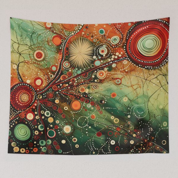 Item preview, Aboriginal Inspired Dot Art - Nature Metamorphosis designed and sold by GrinGalore.