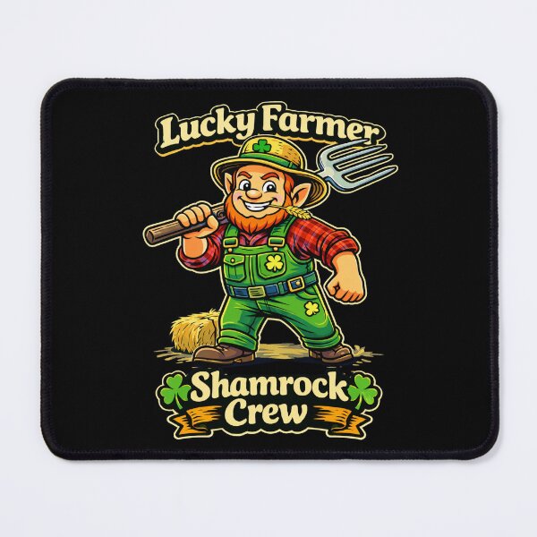 Item preview, Lucky Farmer Shamrock Crew  designed and sold by LOL-N-LIFESTYLE.