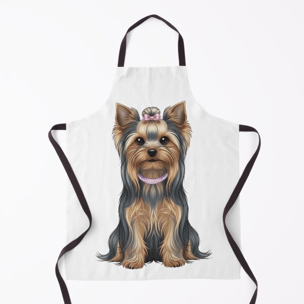 Item preview, Adorable Yorkshire Terrier Yorkie with Pink Bow designed and sold by k3rstman1.