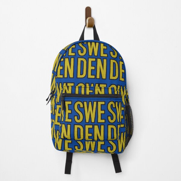 Item preview, Sweden Halftone Typography Graphic in Blue and Yellow designed and sold by tokyojeff.