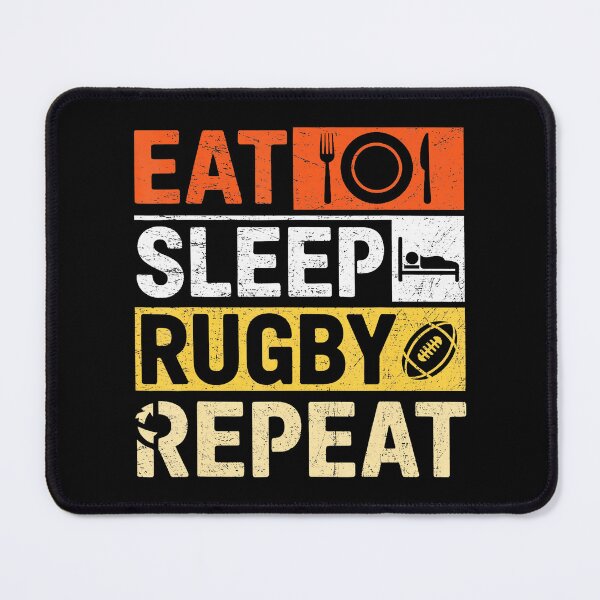 Item preview, Eat Sleep Rugby Repeat Vintage Rugby designed and sold by GabrieSketcham.
