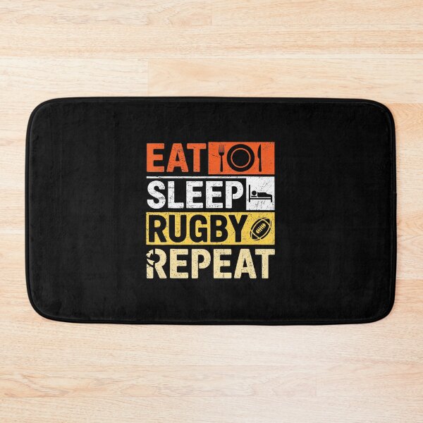 Item preview, Eat Sleep Rugby Repeat Vintage Rugby  designed and sold by GabrieSketcham.