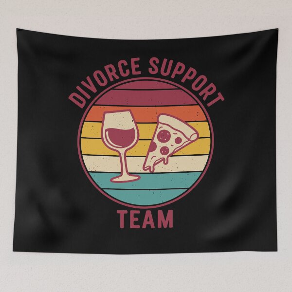 Item preview, Divorce Support Team Finally Divorced Divorce designed and sold by LuminOrb.