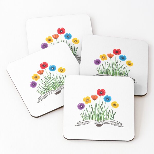 Item preview, Poppies growing from book designed and sold by uunaa.