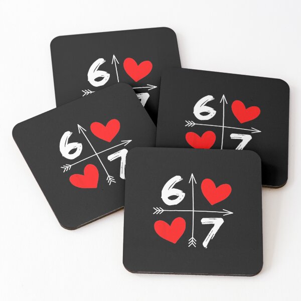 Item preview, 67 Heart Arrows Valentine Cute Number  designed and sold by gladysenglish.