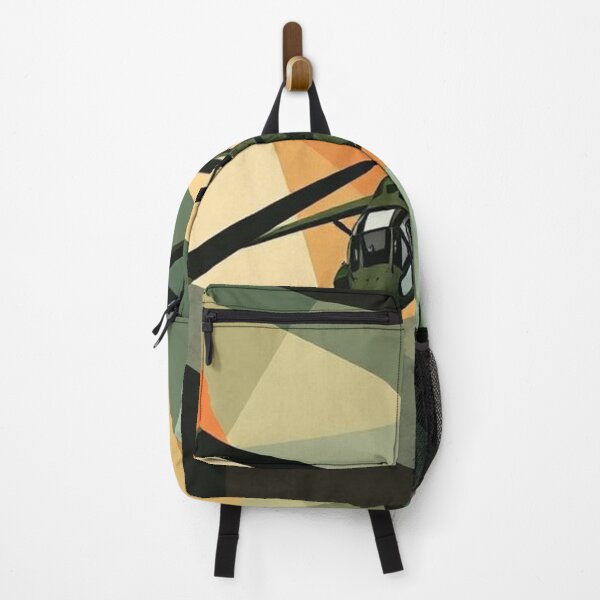 Item preview, Military helicopter on a cubist background designed and sold by RAISC.
