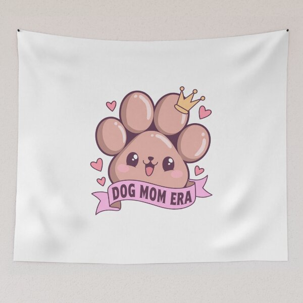 Item preview, Dog Mom Era Cute Paw Print designed and sold by IslandTyped.