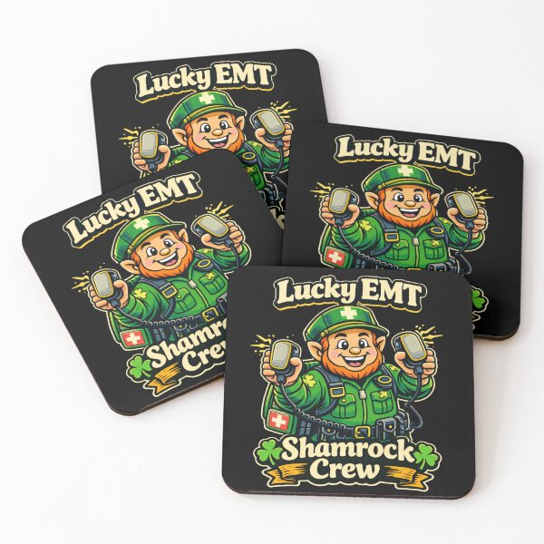 Item preview, Lucky EMT Shamrock Crew  designed and sold by LOL-N-LIFESTYLE.