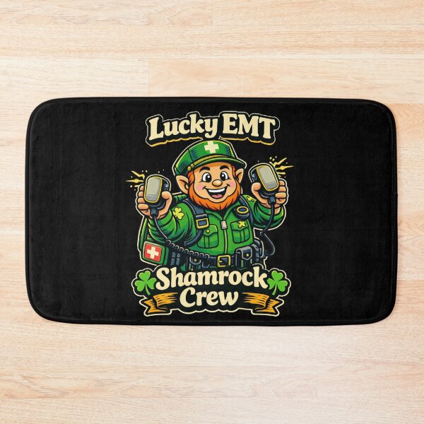 Item preview, Lucky EMT Shamrock Crew  designed and sold by LOL-N-LIFESTYLE.
