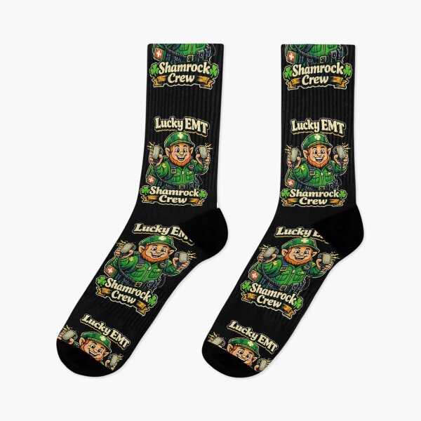 Item preview, Lucky EMT Shamrock Crew  designed and sold by LOL-N-LIFESTYLE.