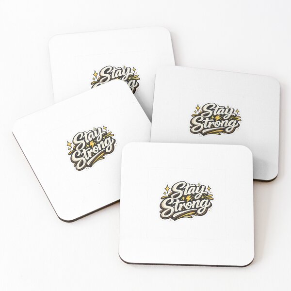 Item preview, Stay Strong Motivational Quote Sticker designed and sold by Artbysarmina.