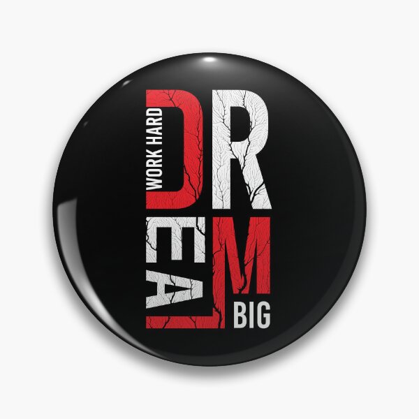 Item preview, Dream Big Work Hard – Motivational Streetwear Design | Success Mindset Typography Tee designed and sold by amareshdas008.