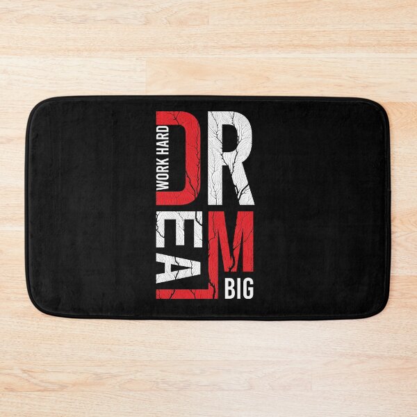 Item preview, Dream Big Work Hard – Motivational Streetwear Design | Success Mindset Typography Tee designed and sold by amareshdas008.