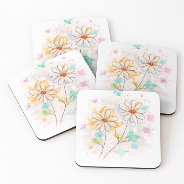Item preview, Butterflies and flowers motif 4 designed and sold by CupcakeEvoli.
