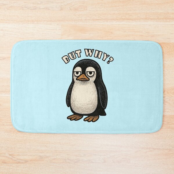 Item preview, Nihilistic penguin - saying But Why ? designed and sold by SeoulInkSoul.