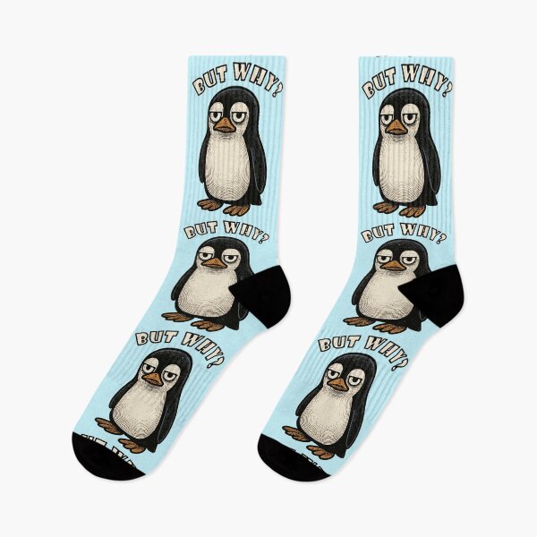 Item preview, Nihilistic penguin - saying But Why ? designed and sold by SeoulInkSoul.