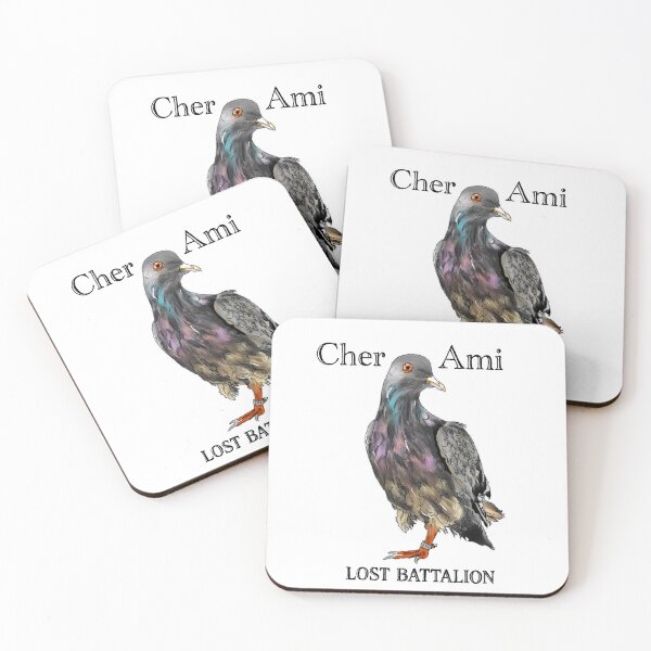 Item preview, Cher Ami - Hero Pigeon designed and sold by RachaelGrundyArt.