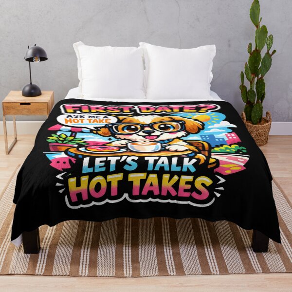 Item preview, First Date Hot Takes Funny Dog designed and sold by SplashTastic.