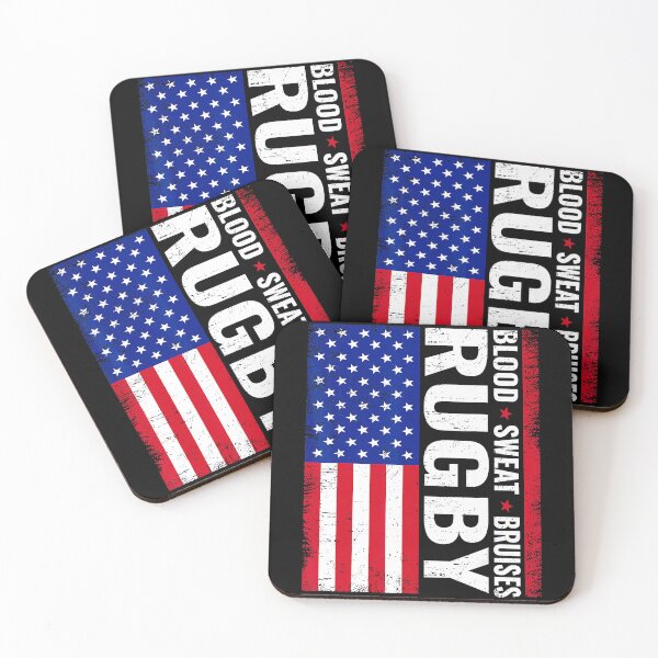 Item preview, USA Rugby American Flag Distressed Style designed and sold by GabrieSketcham.