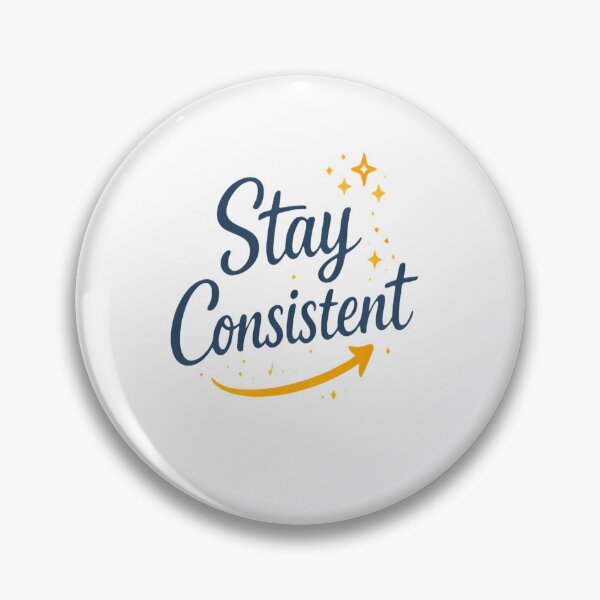 Item preview, Stay Consistent Minimal Motivational Design | Simple Gym Inspiration Quote designed and sold by Lovestickerco.