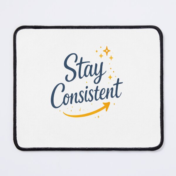 Item preview, Stay Consistent Minimal Motivational Design | Simple Gym Inspiration Quote designed and sold by Lovestickerco.