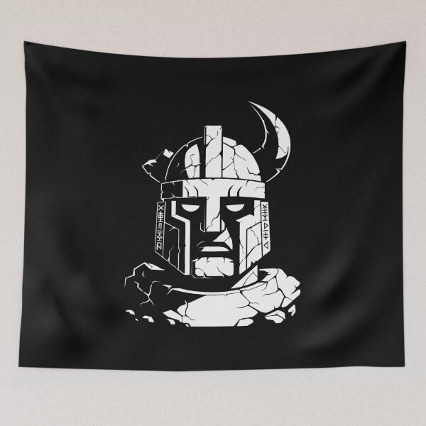Item preview, Nordic Warrior Helmet Runic Stone Mask Viking Style designed and sold by Roman-Designer.