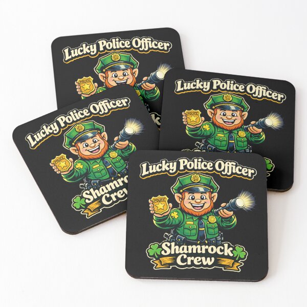 Item preview, Lucky Police Shamrock Crew  designed and sold by LOL-N-LIFESTYLE.