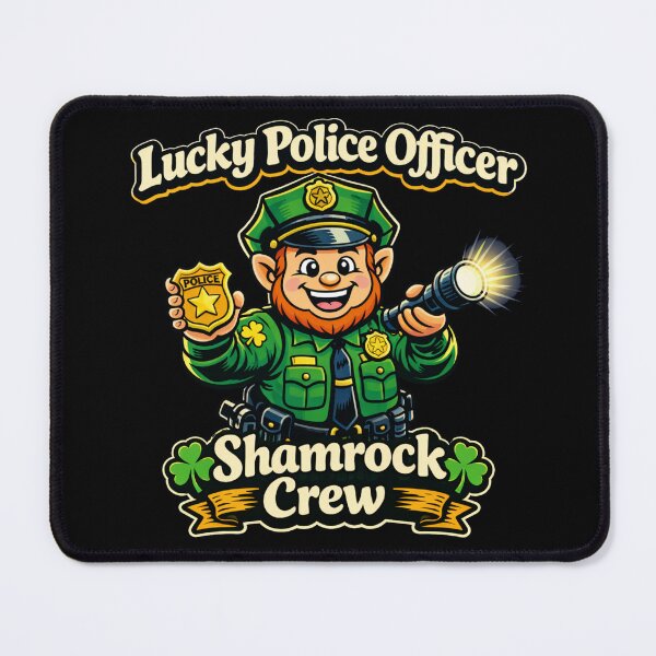 Item preview, Lucky Police Shamrock Crew designed and sold by LOL-N-LIFESTYLE.
