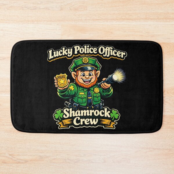 Item preview, Lucky Police Shamrock Crew  designed and sold by LOL-N-LIFESTYLE.