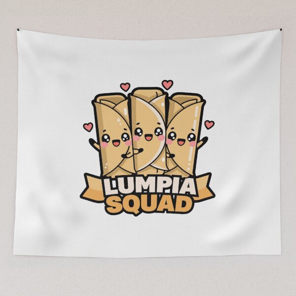 Item preview, Lumpia Squad Cute Filipino Food Family designed and sold by IslandTyped.