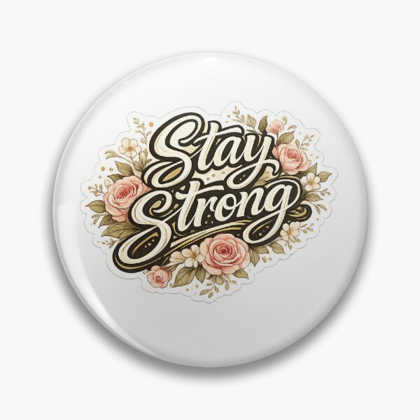 Item preview, Stay Strong Motivational Quote designed and sold by Artbysarmina.