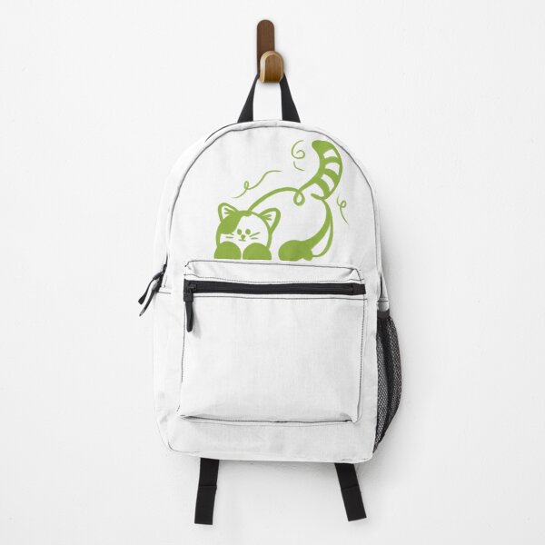 Item preview, Playful Green Cat Ready to Pounce designed and sold by Pryhozha.