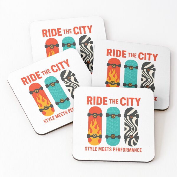 Item preview, Ride The City Skateboards | Style Meets Performance Urban Graphic T-Shirt designed and sold by HBDStudio.