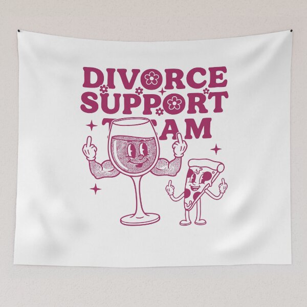 Item preview, Divorce Support Team Divorce Party Divorce Humor designed and sold by LuminOrb.