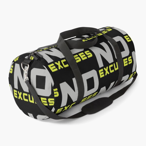 Item preview, No Excuses Motivational Quote - Bold Fitness and Gym Workout Design designed and sold by OuSfian1.