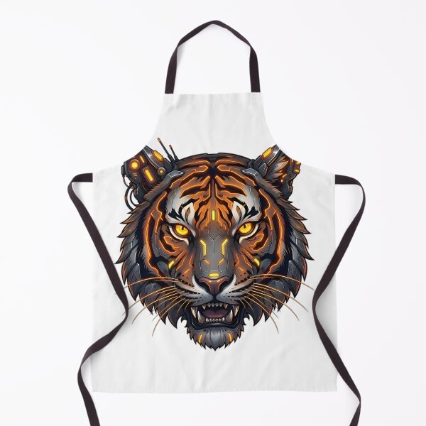 Item preview, Cyberpunk Alpha Tiger - Futuristic Neon Synthwave Aesthetic designed and sold by AlanyaArtX.