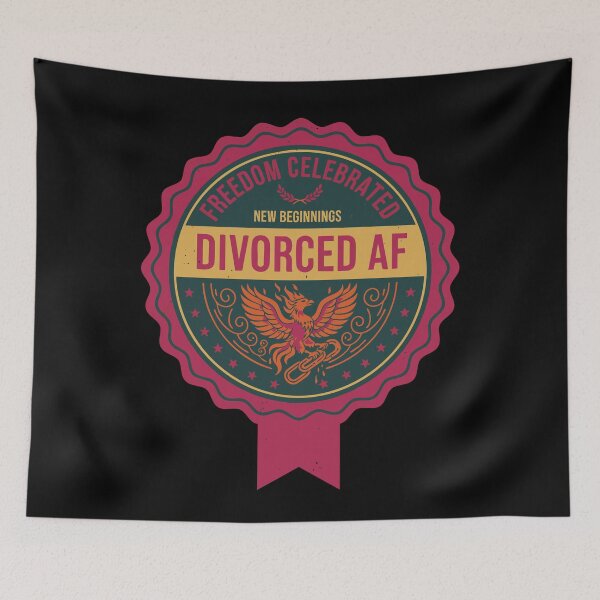 Item preview, Divorce Party Divorced AF New Beginnings Finally designed and sold by LuminOrb.