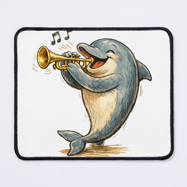 Item preview, Happy Dolphin Trumpeter designed and sold by photoparadise22.