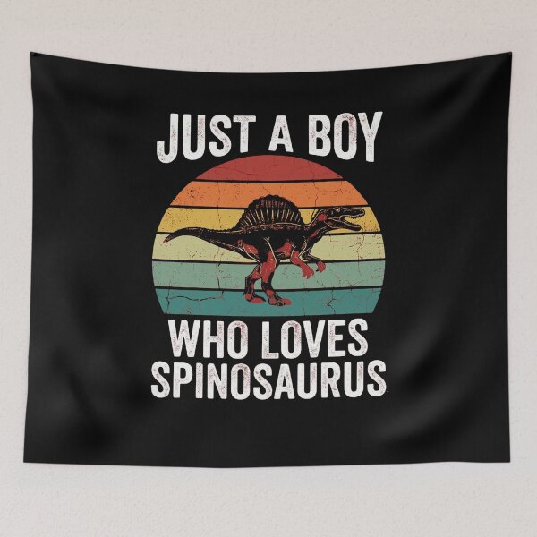 Item preview, Just A Boy Who Loves Spinosaurus Dinosaur Lover Kids Gift designed and sold by FormalDehyena.