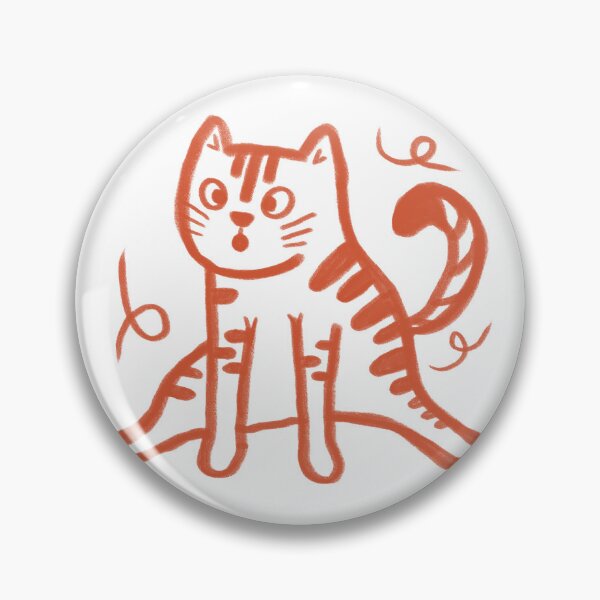 Artikelvorschau, Seltsame orange Katze sitzt wie ein Mensch entworfen und verkauft von Pryhozha.