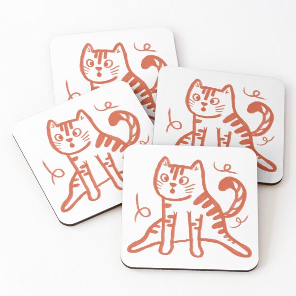 Item preview, Weird Orange Cat Sitting Like a Person designed and sold by Pryhozha.